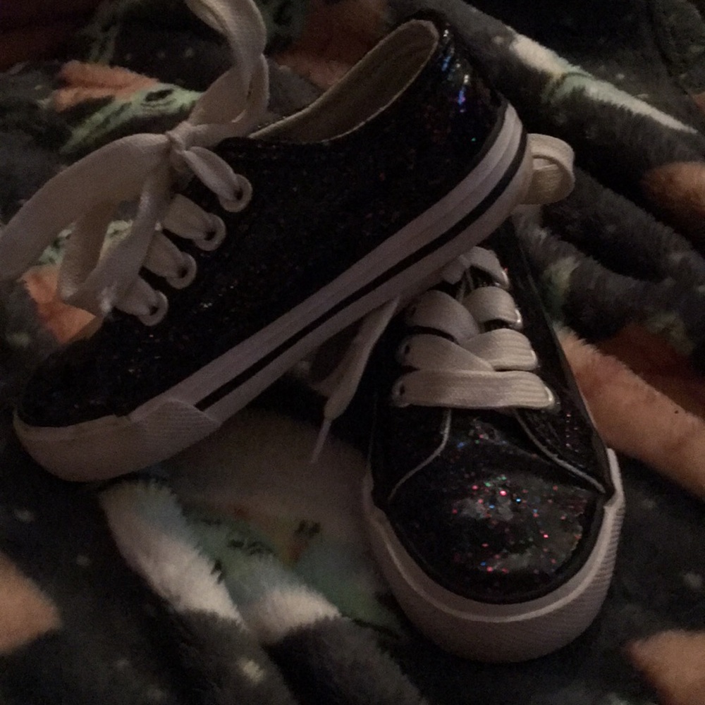US Sports glitter leather sneaker